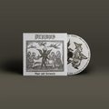 "Oyer and Terminer" von "Deumus" auf CD. Weißes Cover mit olivgrünem Motiv. Weiße CD mit olivgrünem Motic und Schrift.