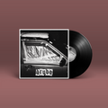"Dryba" von "Dryba" auf Vinyl. Schwarz-weißes Cover, schwarze Schallplatte.