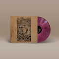"Lovers.Loners.Losers" von "Mališa Bahat" auf Vinyl. Braunes Cover mit schwarzem Motiv, pinke Schallplatte.