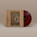 "Lovers.Loners.Losers" von "Mališa Bahat" auf Vinyl. Braunes Cover mit schwarzem Motiv, dunkelrote Schallplatte.