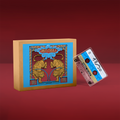 "Miau Miau" von "Opium Masala" auf Tape in der Limited Edition Box mit blau-rot-goldenem Cover. Transparentes Tape mit Blau-gold-weißem Sticker.