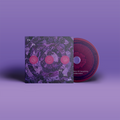 "Paralipomena" von "Pillars of Cacophony" auf CD, lila gemustertes Cover, Pinke CD mit lila Muster.
