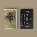 Das Album "Abyssol" der Band Plaguepreacher auf Tape. Braun-beiges Tape-Cover mit schwarzem Motiv, schwarzes Tape mit weißer Schrift.