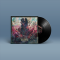 "Elementa" von "Thosar" auf Vinyl. Schwarz-grün-pinkes Tape-Cover, schwarze Schallplatte.