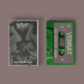 "Das Credo der Angst" von "Verrat" auf Tape. Grünes Cover, grünes Tape mit beigem Etikett.