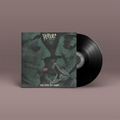"Das Credo der Angst" von "Verrat" auf Vinyl. Grünes Cover, schwarze Schallplatte.