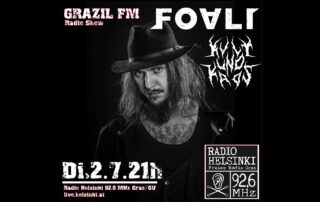 grazil FM Foali und Chris von Kvlt und Kaos Radio Helsinki Cle Pecher