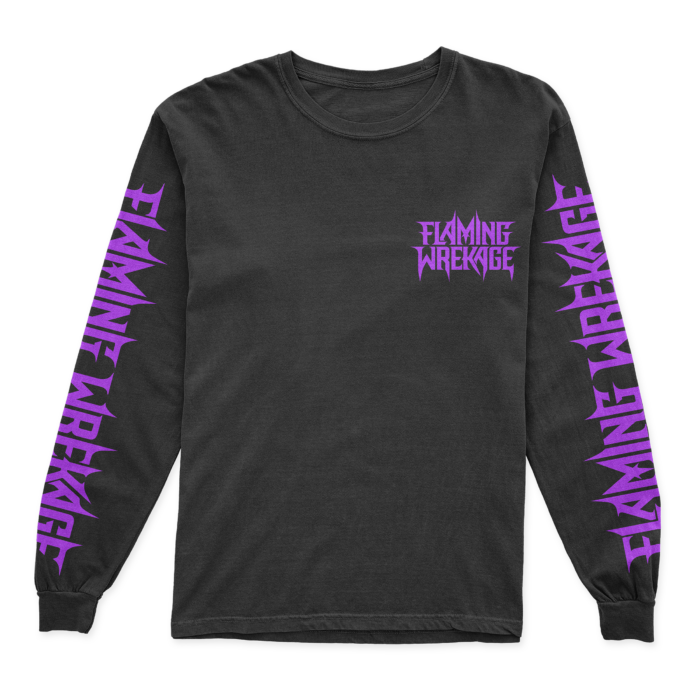 Flaming Wrekage Long Sleeve Shirt grazil Records